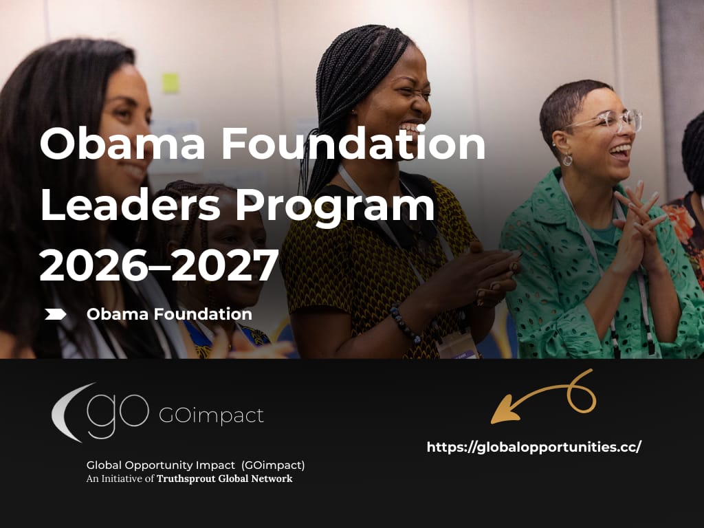 Obama Foundation Leaders Program 2026–2027