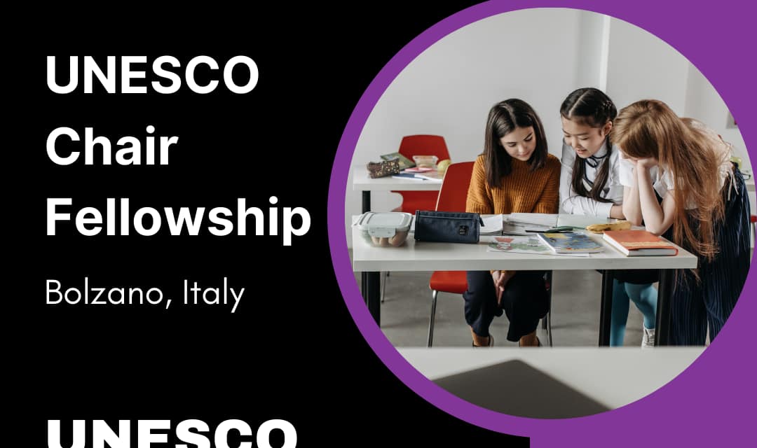 UNESCO Chair Fellowship 2026