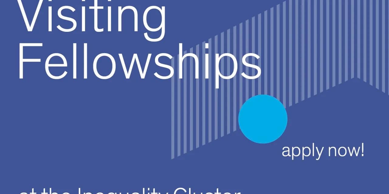 Cluster of Excellence "The Politics of Inequality" Visiting Fellowship 2026